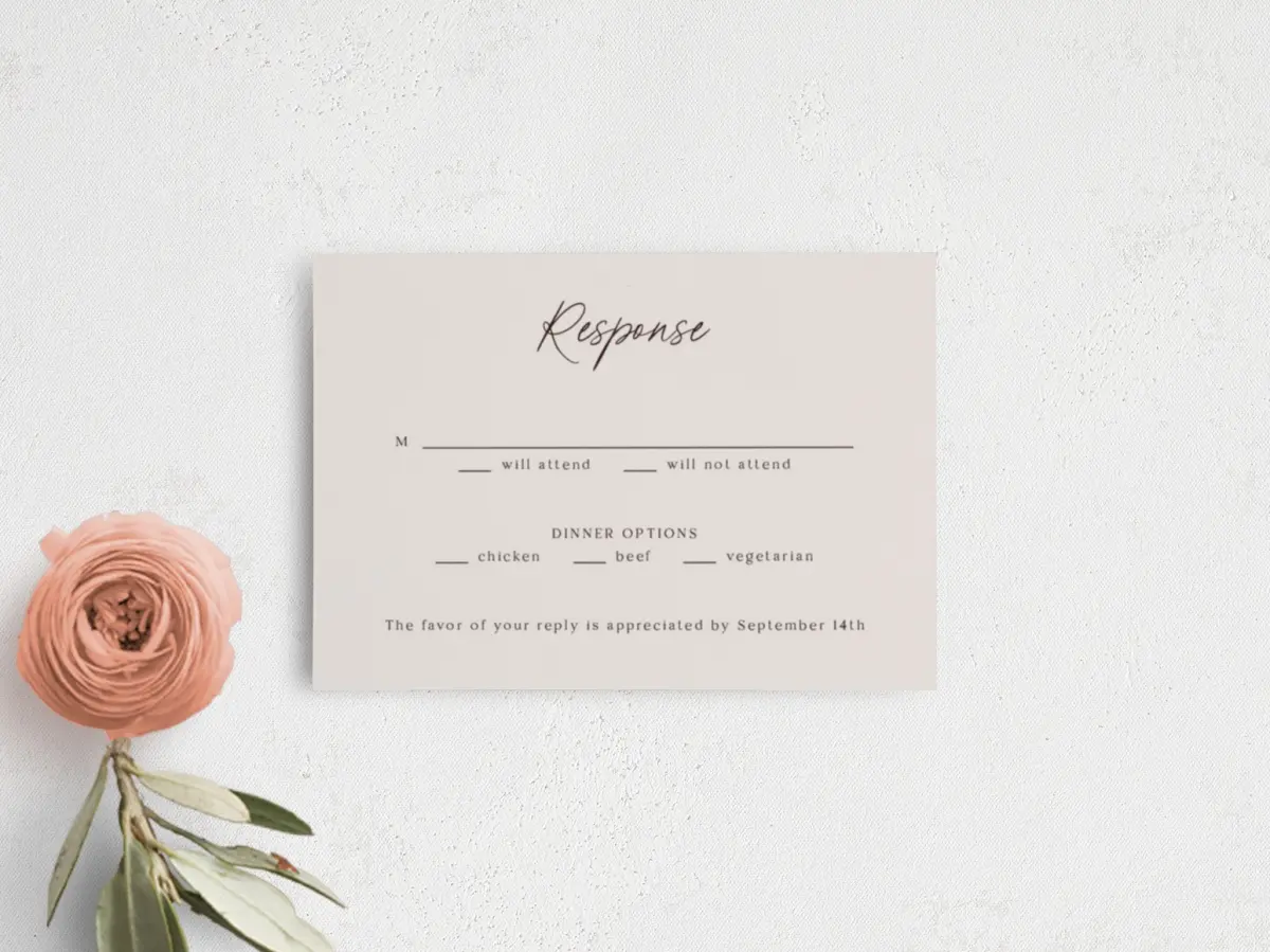 RSVP Postcard