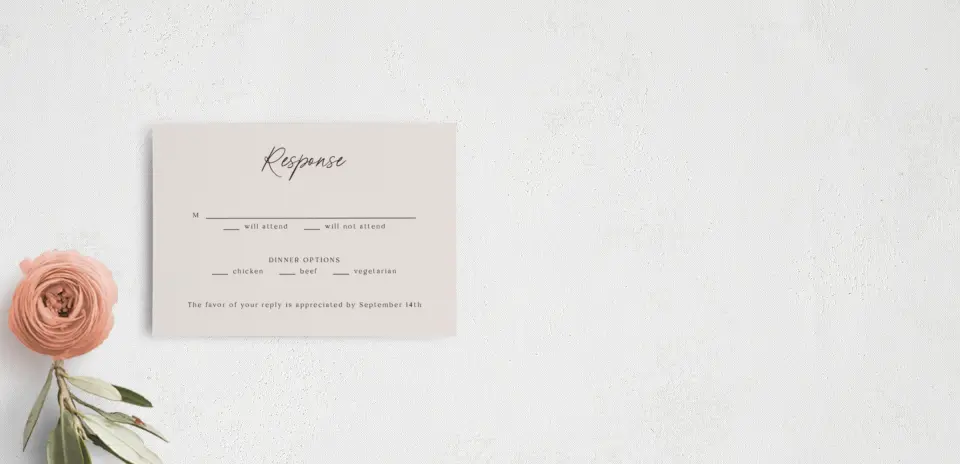 RSVP Postcard