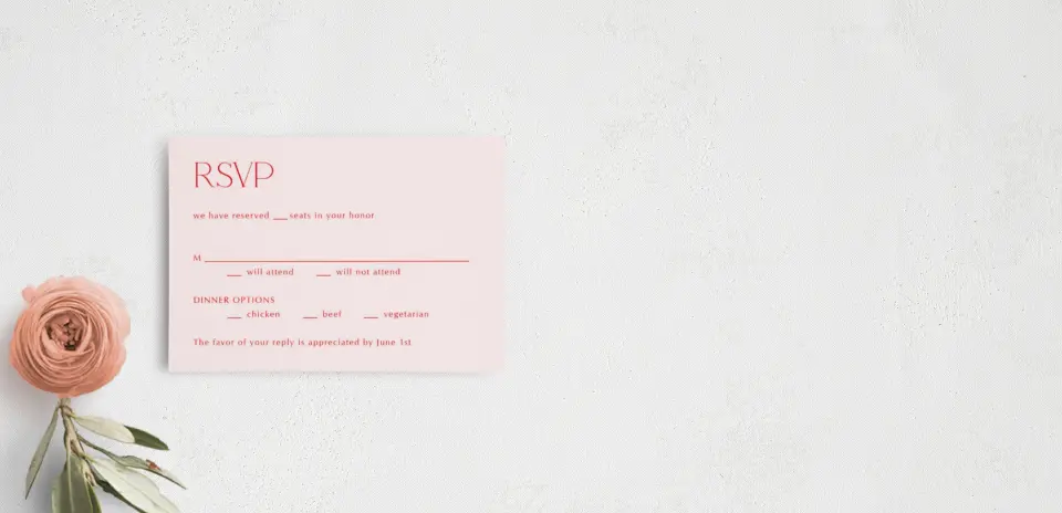 RSVP Postcard