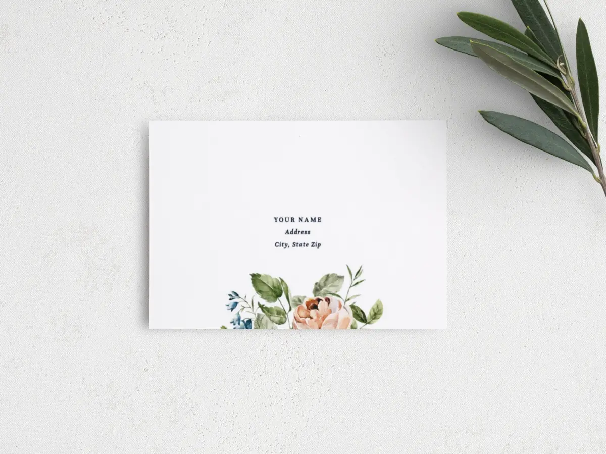 RSVP Postcard Mailing Side