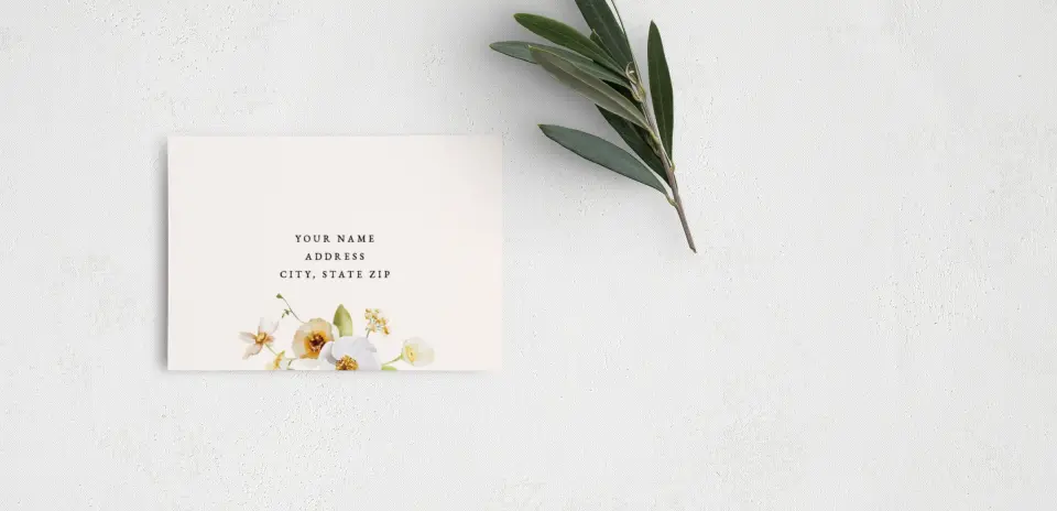 RSVP Postcard Mailing Side