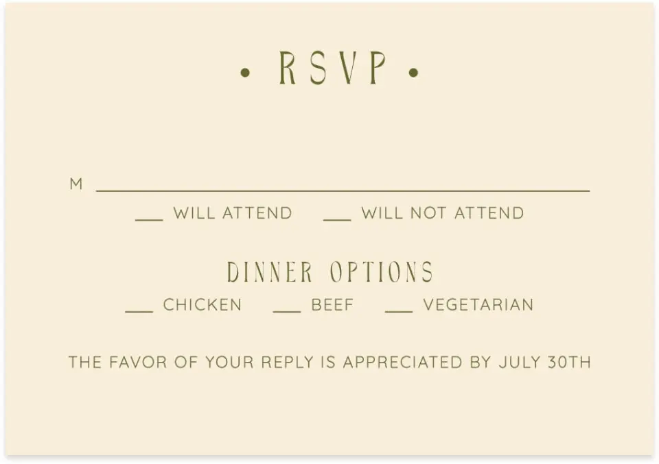 This is a 5" x 3½" Wedding Invitation RSVP Postcard called Desert Funk printed in full color on Premium Smooth paper