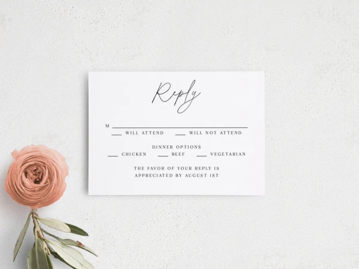 RSVP Postcard