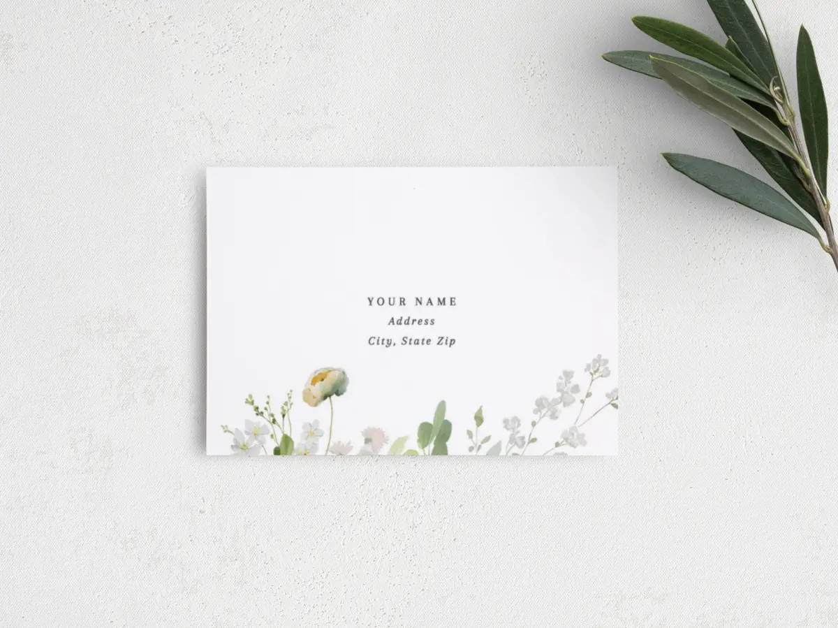 RSVP Postcard Mailing Side