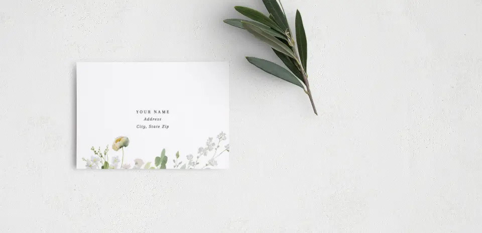 RSVP Postcard Mailing Side