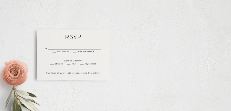 RSVP Postcard