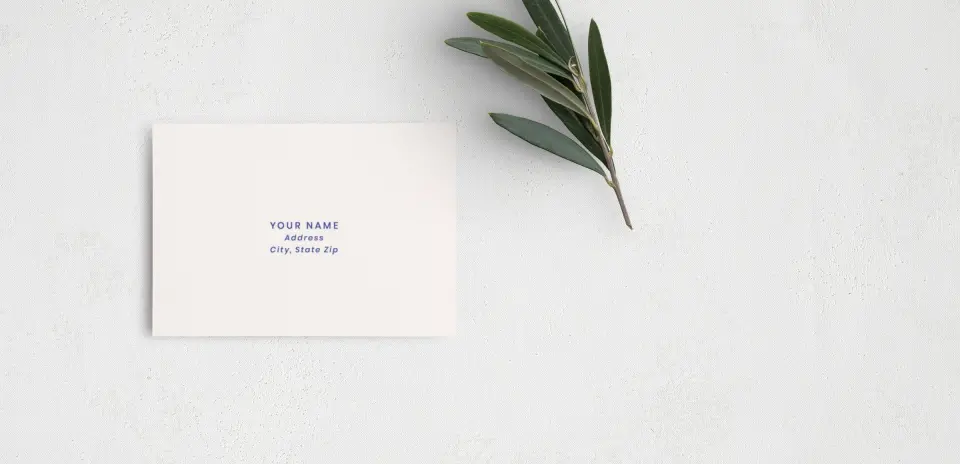 RSVP Postcard Mailing Side