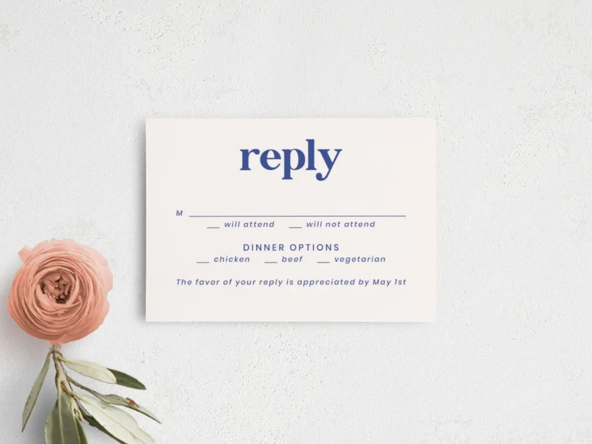RSVP Postcard