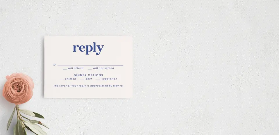 RSVP Postcard