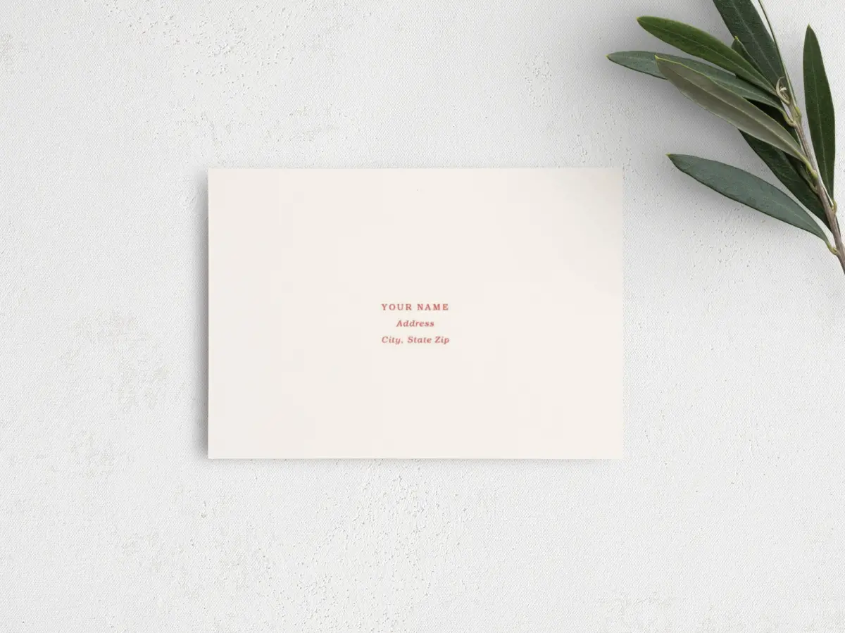 RSVP Postcard Mailing Side