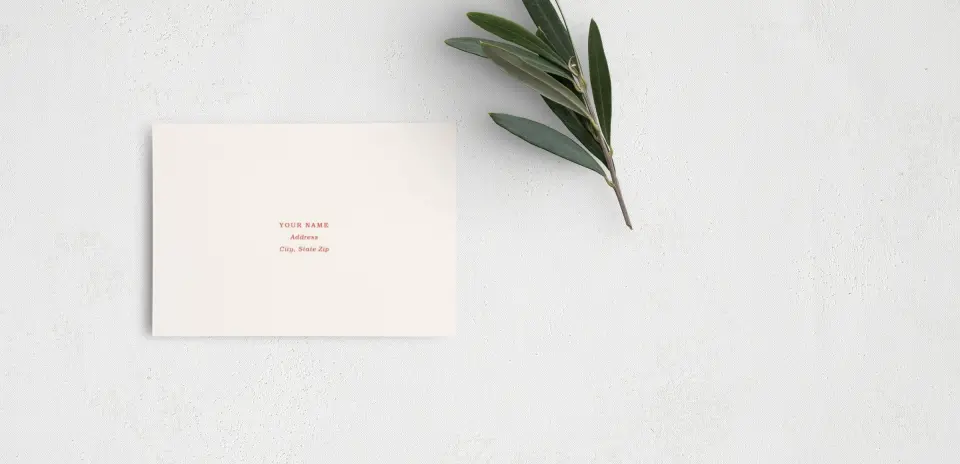 RSVP Postcard Mailing Side