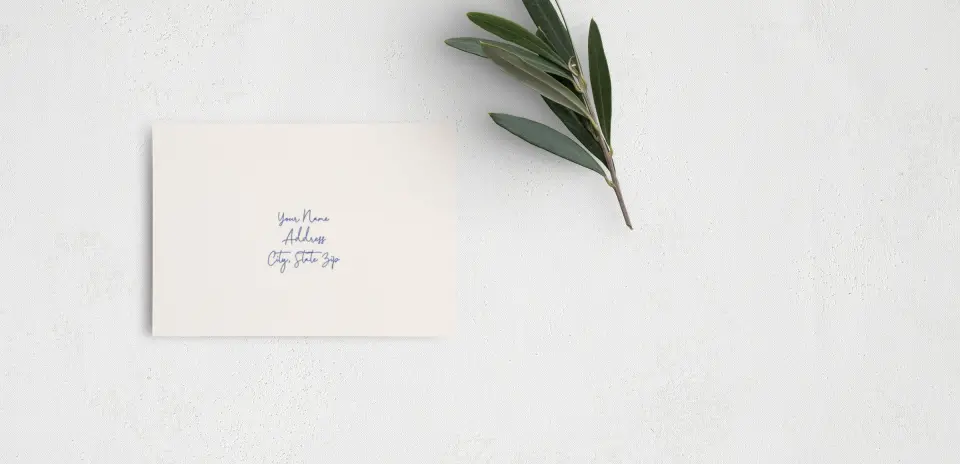 RSVP Postcard Mailing Side