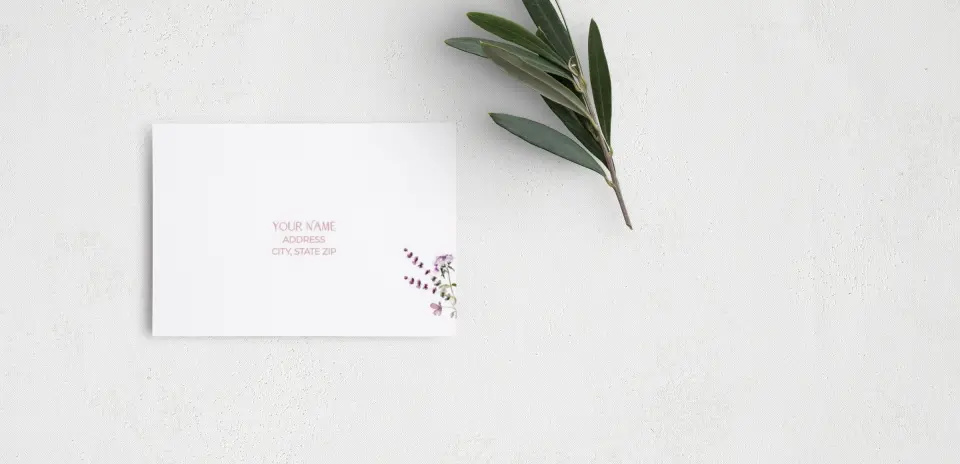 RSVP Postcard Mailing Side