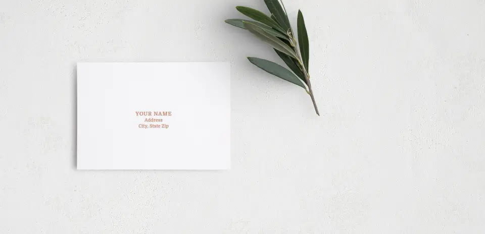 RSVP Postcard Mailing Side