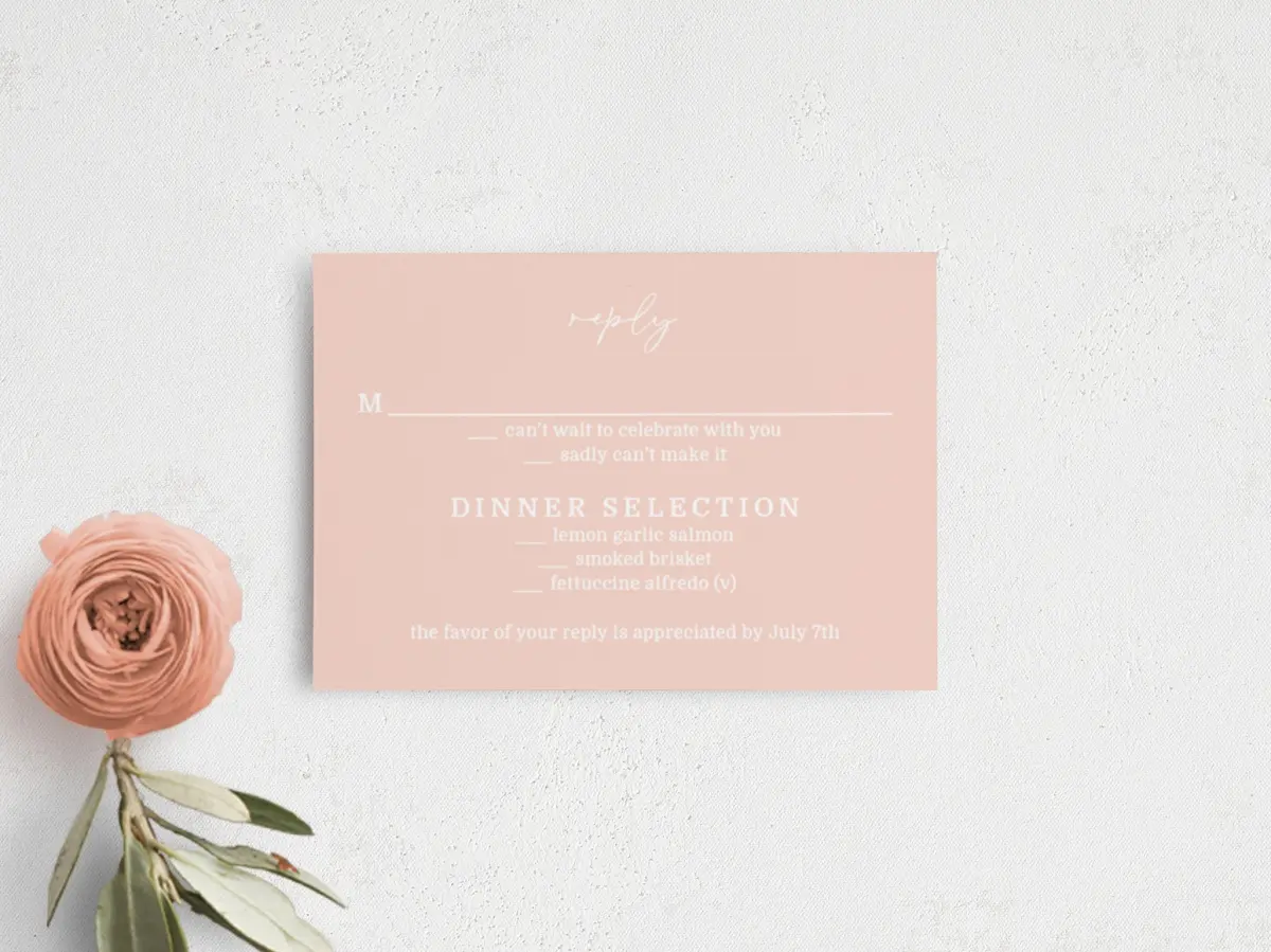 RSVP Postcard