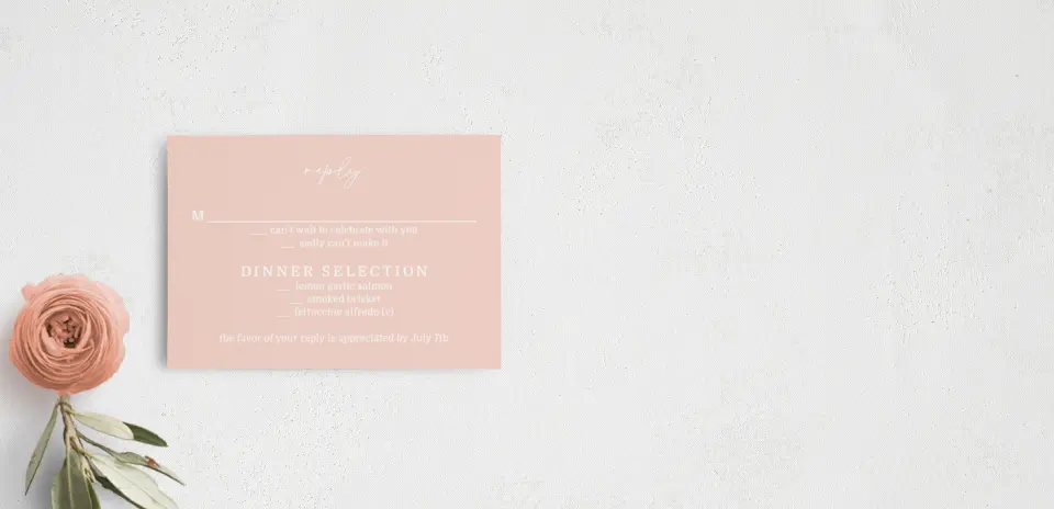 RSVP Postcard