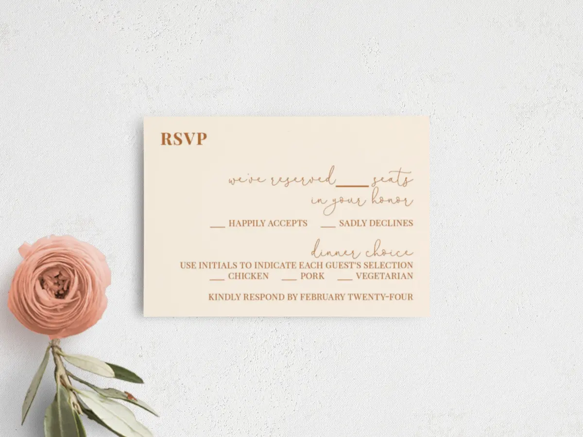 RSVP Postcard