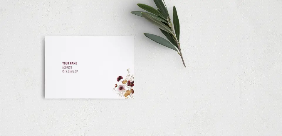 RSVP Postcard Mailing Side