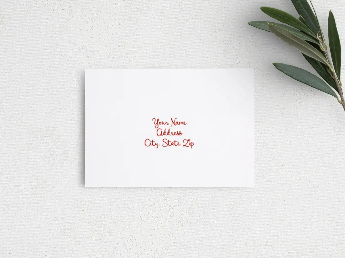 RSVP Postcard Mailing Side