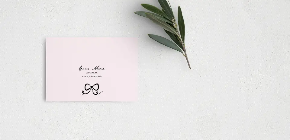 RSVP Postcard Mailing Side