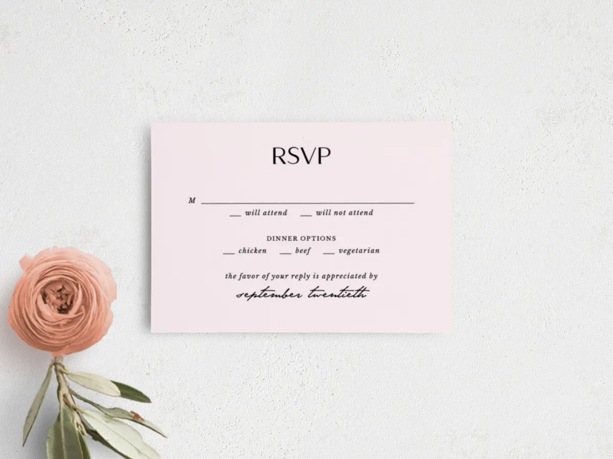 RSVP Postcard