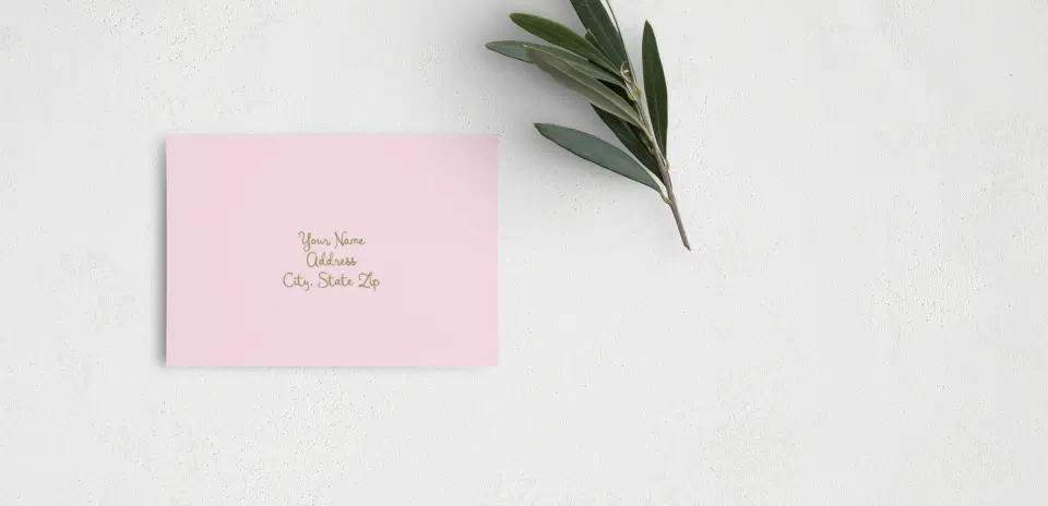 RSVP Postcard Mailing Side