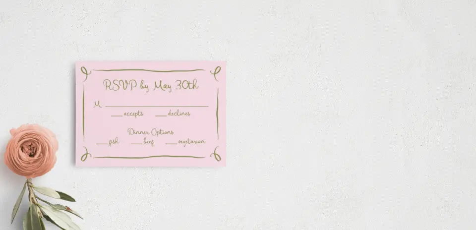 RSVP Postcard