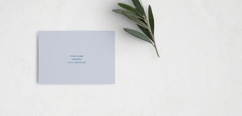 RSVP Postcard Mailing Side