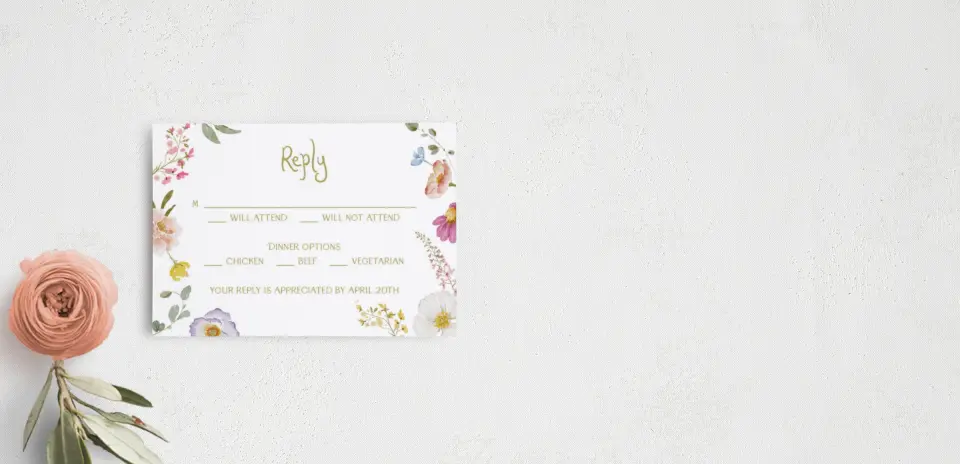 RSVP Postcard