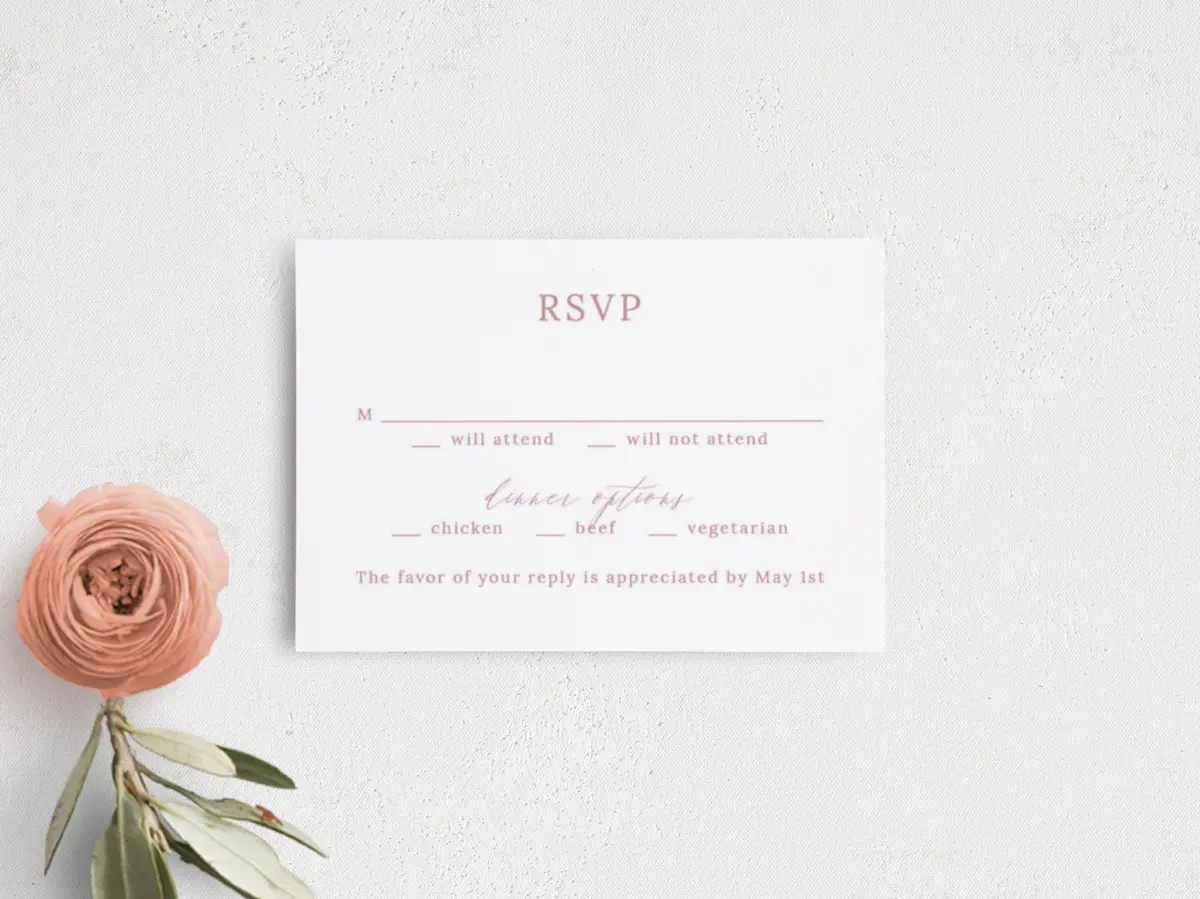 RSVP Postcard