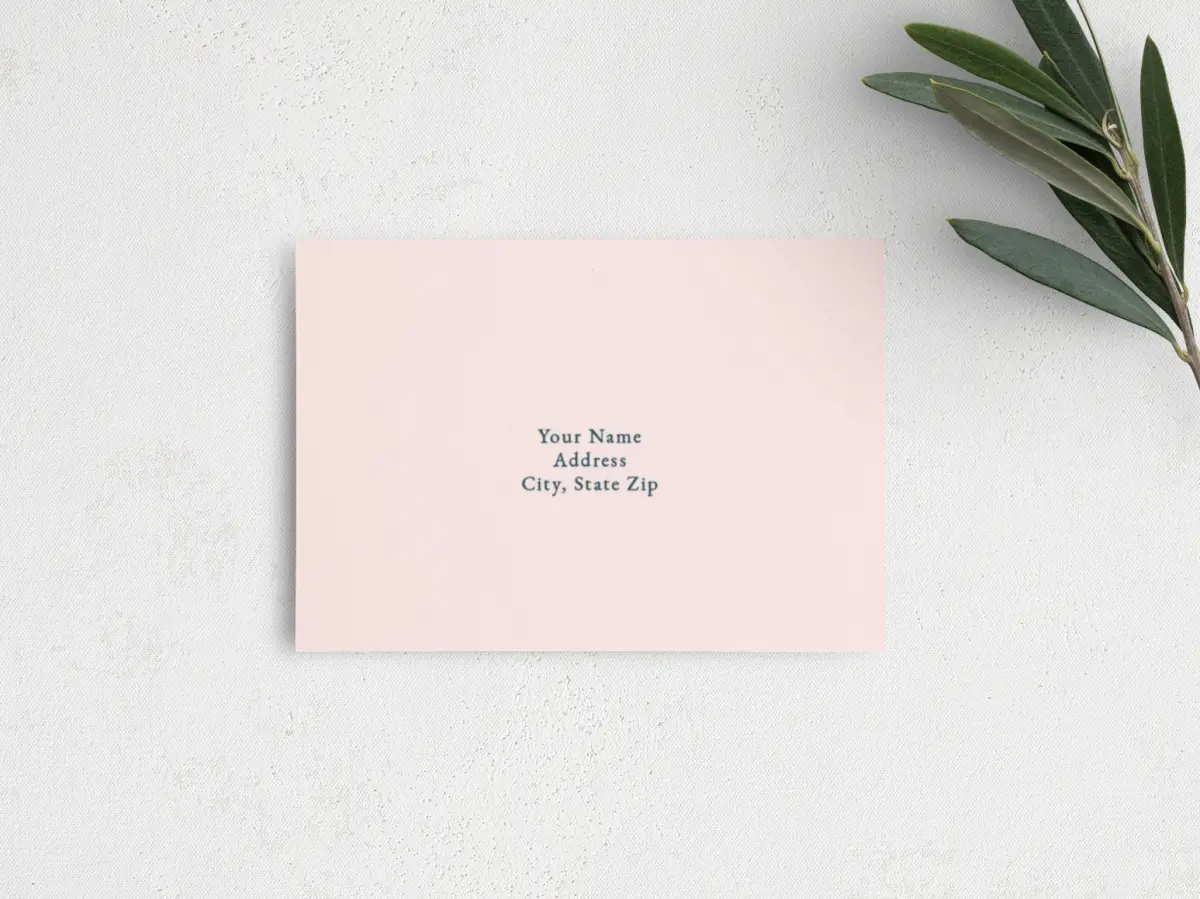 RSVP Postcard Mailing Side