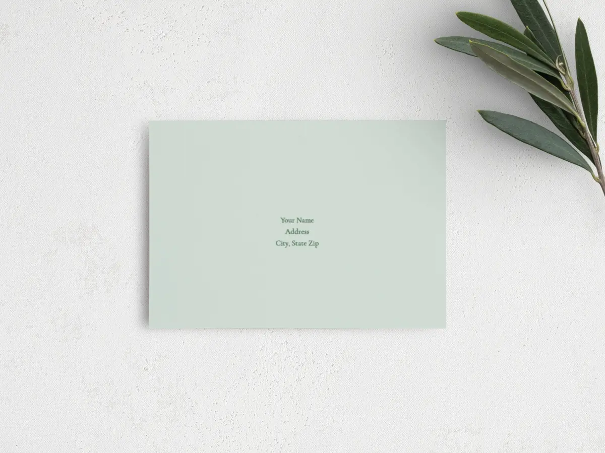RSVP Postcard Mailing Side