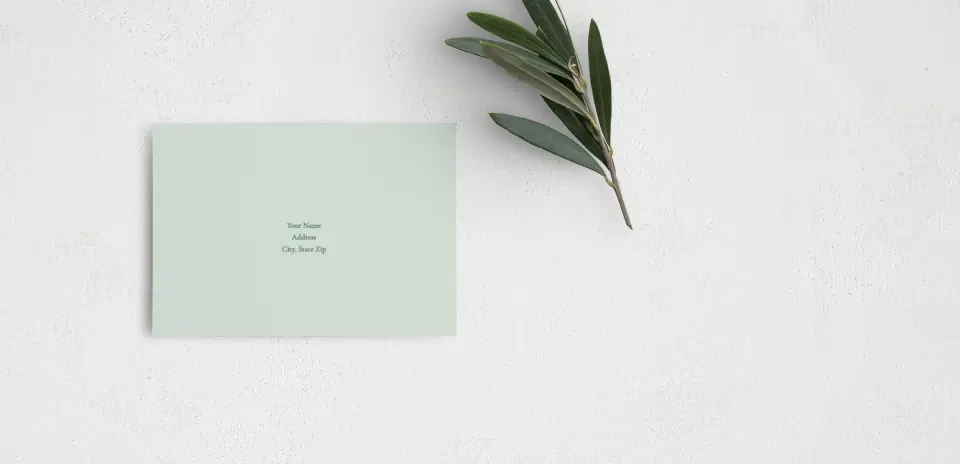 RSVP Postcard Mailing Side