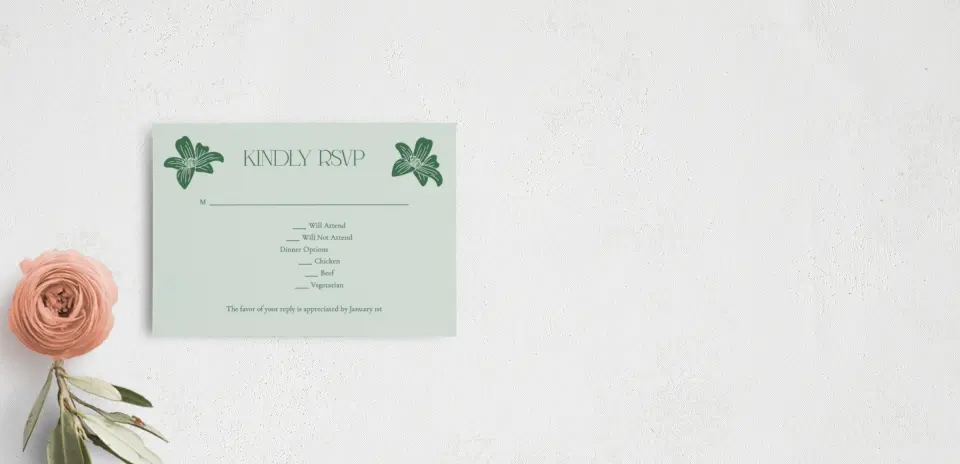 RSVP Postcard