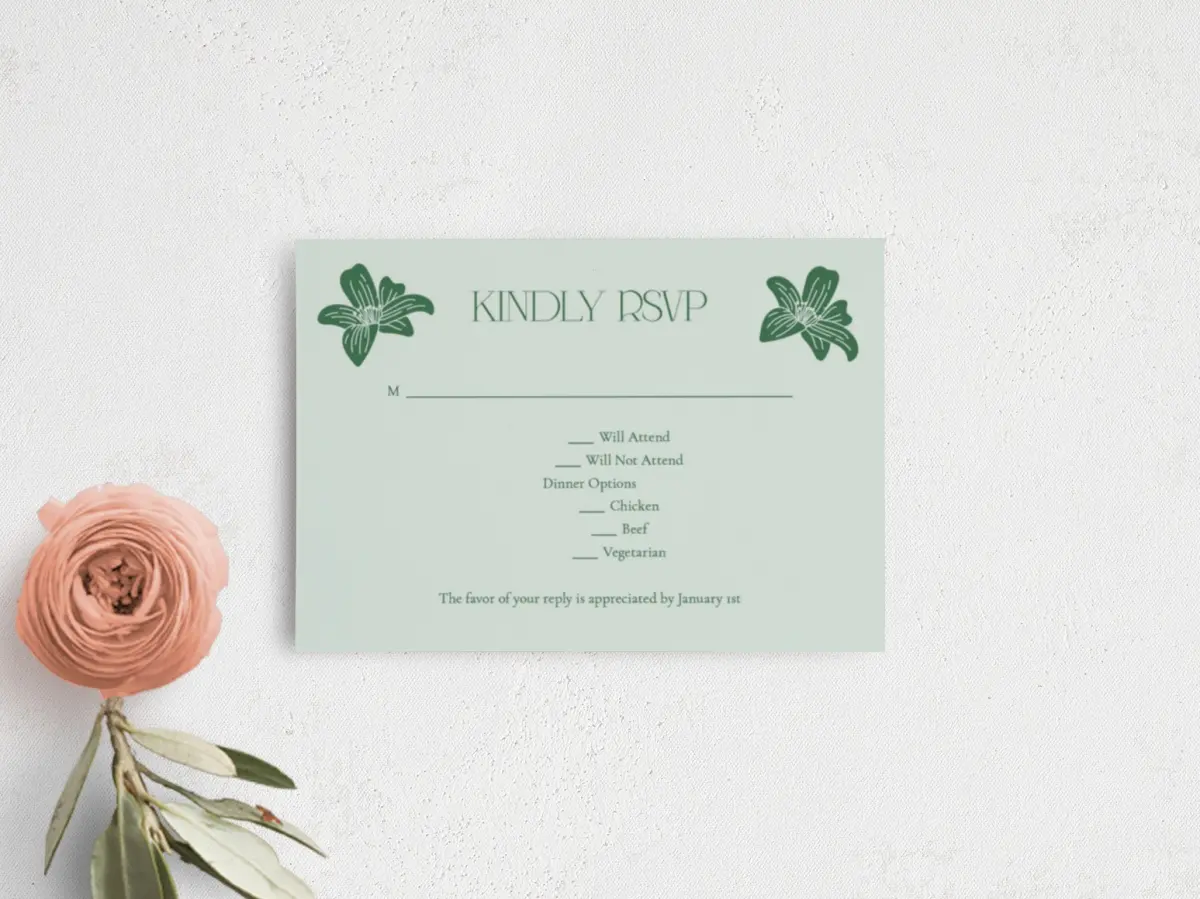 RSVP Postcard