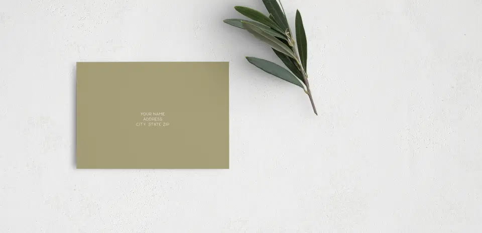 RSVP Postcard Mailing Side