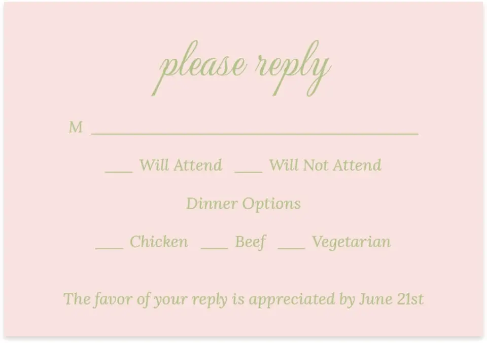 This is a 5" x 3½" Wedding Invitation RSVP Postcard called Palm Paradise printed in full color on Premium Smooth paper