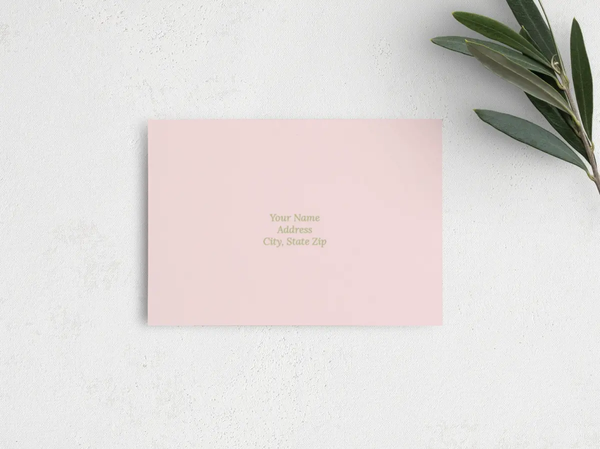 RSVP Postcard Mailing Side