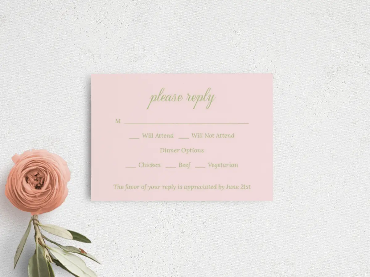 RSVP Postcard