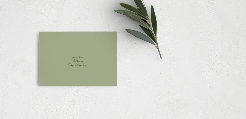 RSVP Postcard Mailing Side
