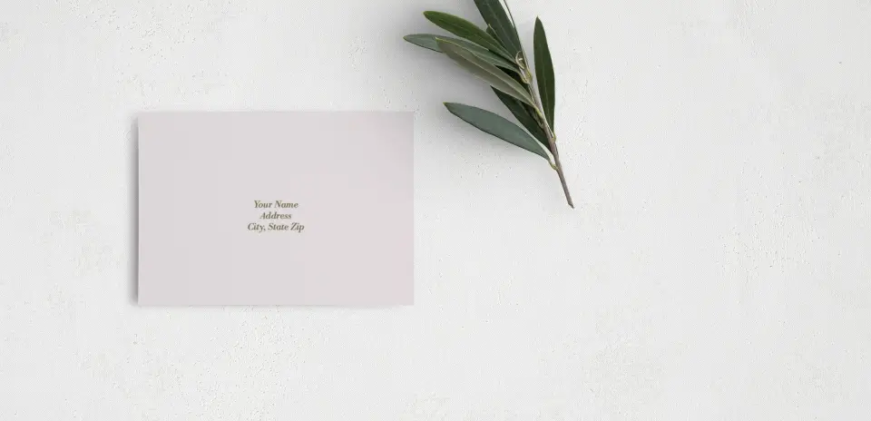 RSVP Postcard Mailing Side