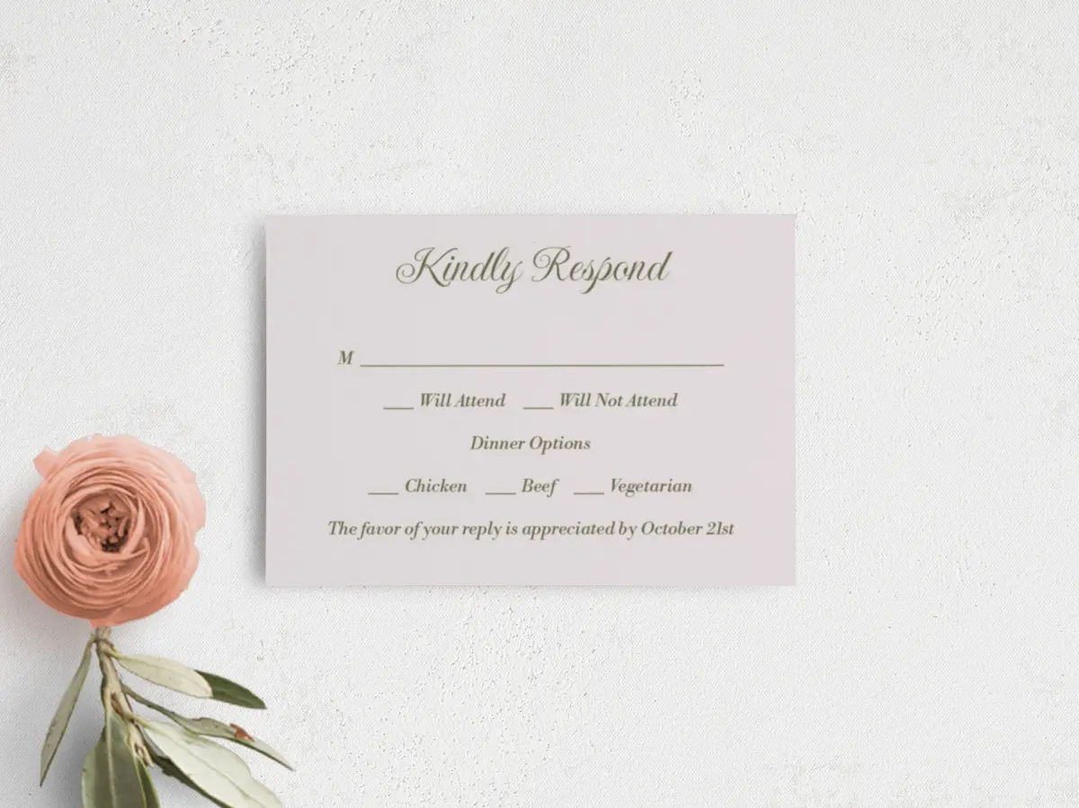 RSVP Postcard