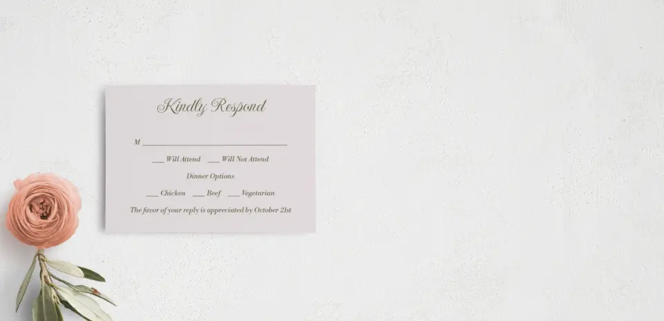RSVP Postcard