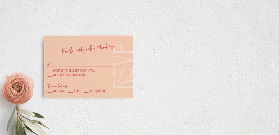 RSVP Postcard