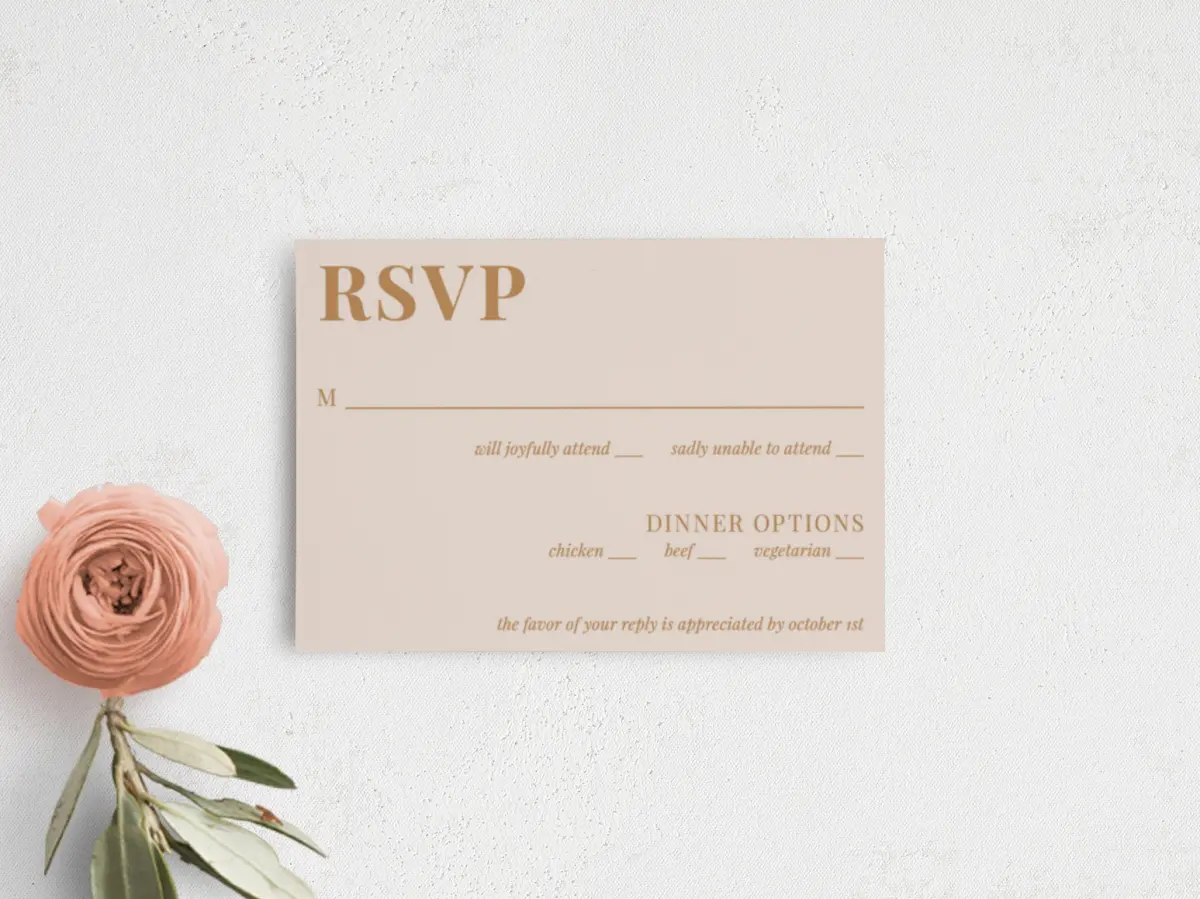 RSVP Postcard