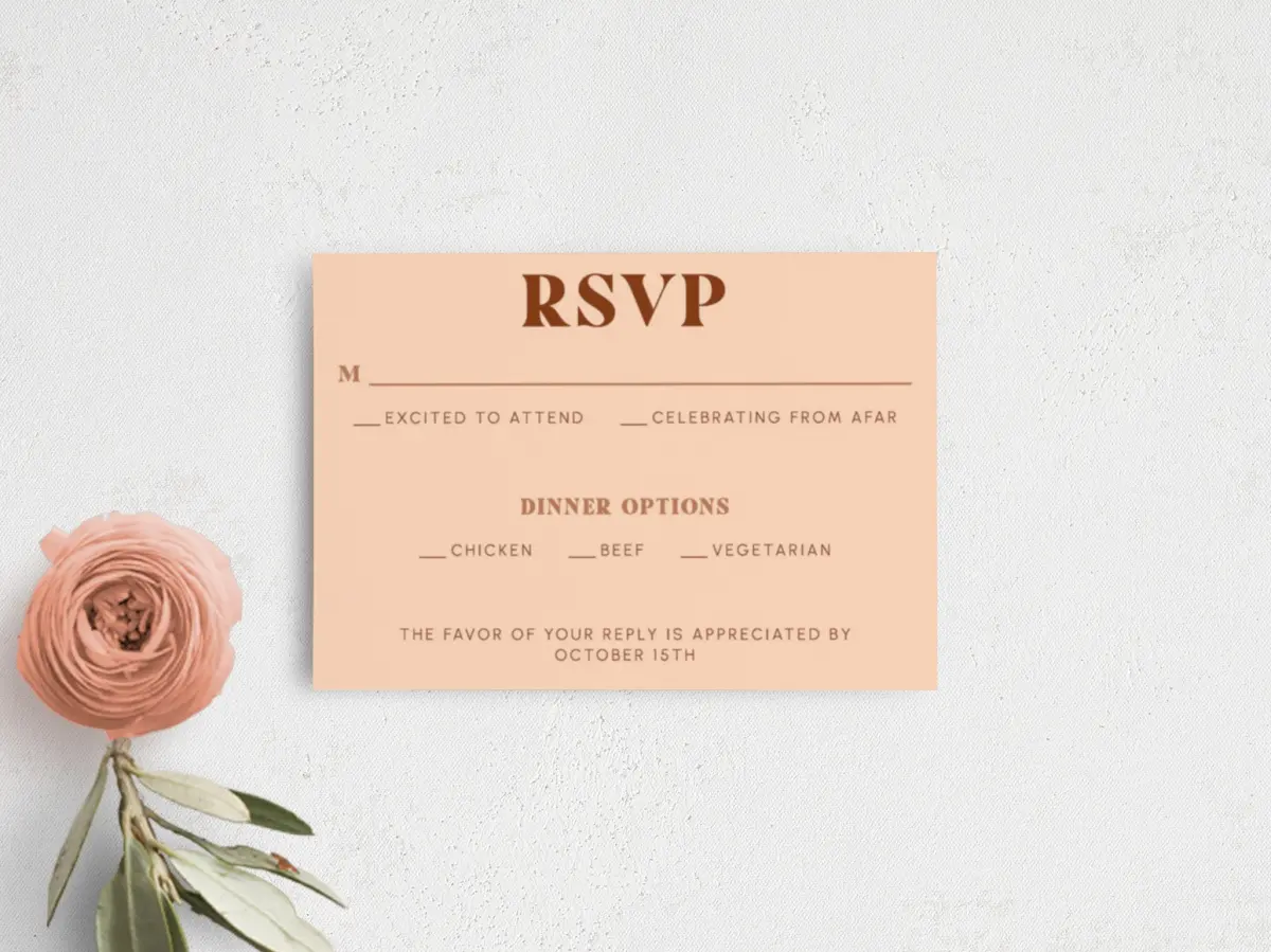 RSVP Postcard