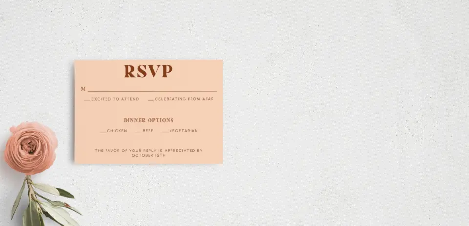 RSVP Postcard
