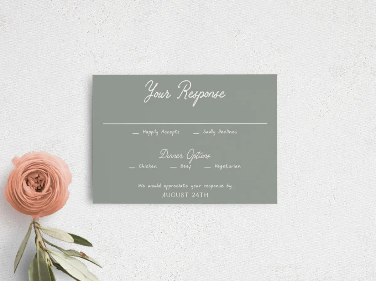 RSVP Postcard