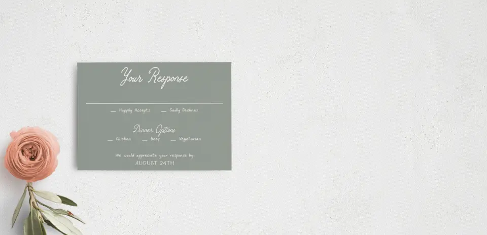 RSVP Postcard