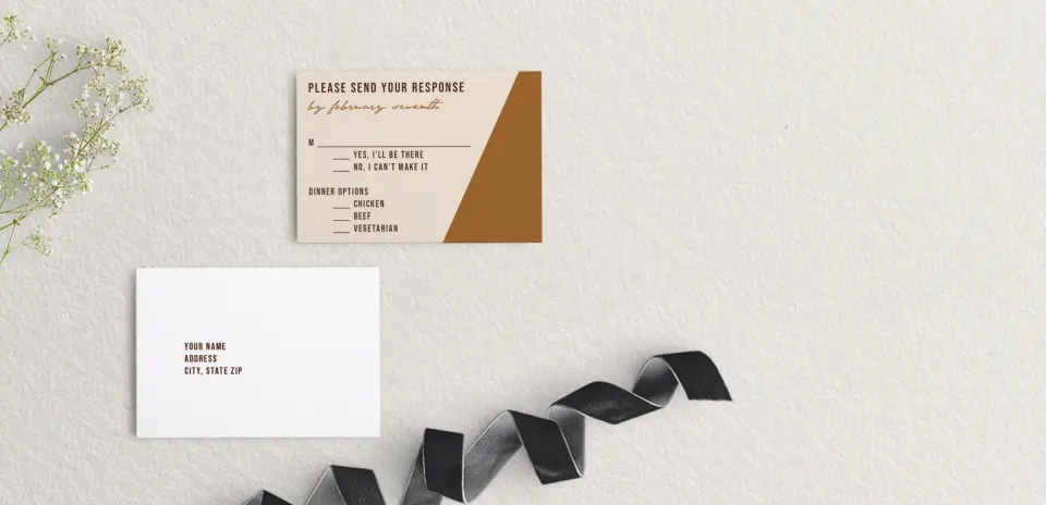 RSVP Postcard Mailing Side